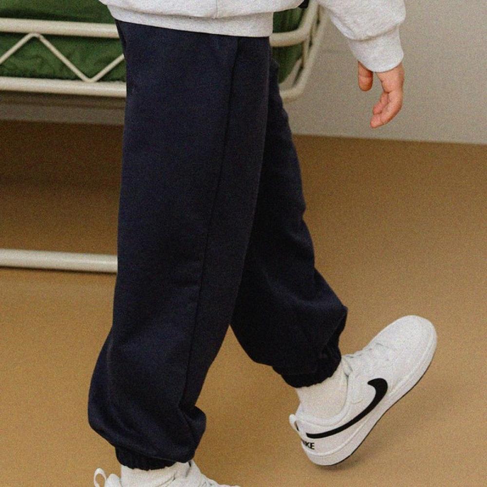 Olivan Point Label Jogger Pants Navy