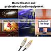   Splitter 1 XLR Female Plug to 2   Male Plugs Cable for Home Theater and Professional   Equipment