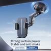 Extended-Length Off-Road Truck Phone Holder Windshield Dashboard Mount with Large Suction Cup Car Phone Holder Navigation Mount