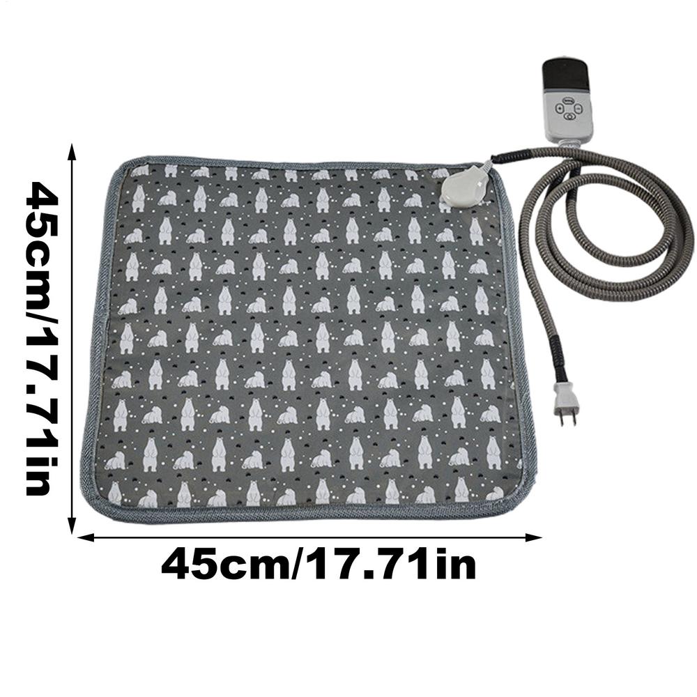 Pet Heating Pad Waterproof Electric Pet Warming Bed Animal Heating Pad Cat Bed Warmer For Small Large Puppy Kitten Indoor