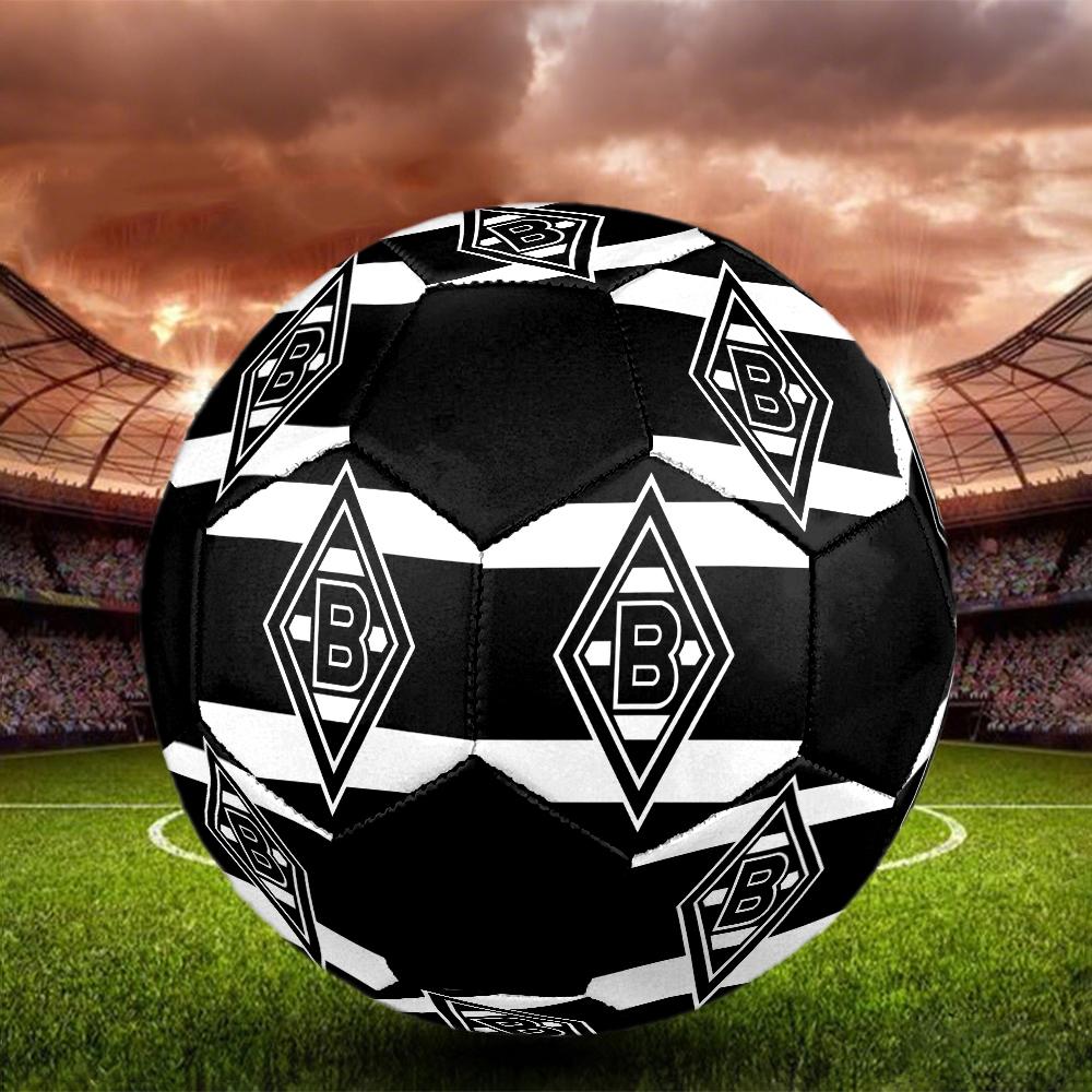 Borussia Indoor Soccer Ball Colorful Machine Stitched PVC Size 5 Team Training Competition Ready Durable High-Bounce Cool Sports Gift