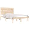 Solid Wood Bed Frame 120 X 190 Cm
