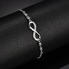 Endless Love Crystal Infinity Bracelet for Women  Diamonds Latest Stylish Adjustable Charm Tennis Bracelet for Girls