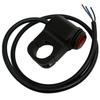 22mm Power Switch 3 Gear Switch Aluminum Alloy Material Moisture Protection Sealing For Handlebar Installation