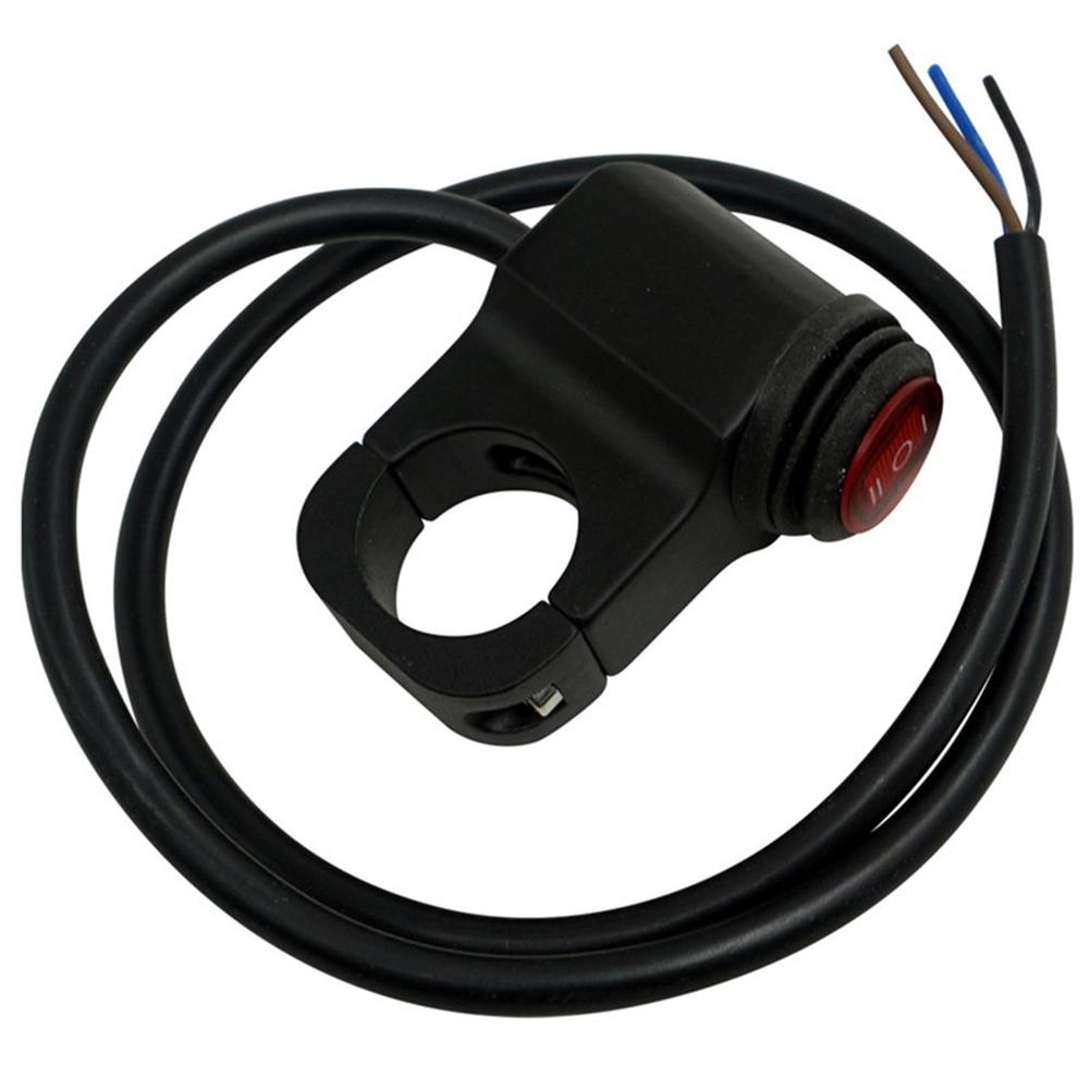 22mm Power Switch 3 Gear Switch Aluminum Alloy Material Moisture Protection Sealing For Handlebar Installation