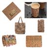 A4/A5 Multicolor Natural Color Retro Faux Leather Sheet Cork Ribbon Fabric For Handbags Handmade Floral Sewing Textured Decor