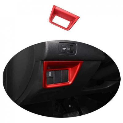 For Honda Accord 10th 2018- ABS Red Headlight Switch Control Frame Trim 1PCS