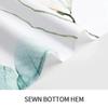 1pc Modern Watercolor Floral Shower Curtain Set with Hooks - Waterproof and Minimalist Design for Bathroom Custom shower curtain