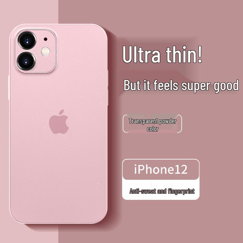 Ultra-Thin Matte Silicone Protective Case for iPhone 12/13 Pro Max with Full Lens Coverage