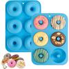 3PCS Soft Doughnut Mold Silicone Bread Mold Household Dessert Mold  Bakery