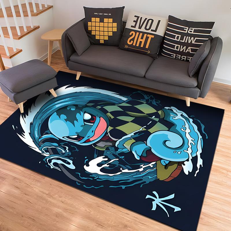 Next Day Shipping Pokemon Charizard Pattern Rug Carpet for Living Room Bathroom Mat Creative Doormat Rug for Bedroom Home Decor