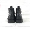 80s-90s Vintage John Rocha McKay Construction Leather Chukka Boots 41 26.0 black(USED)