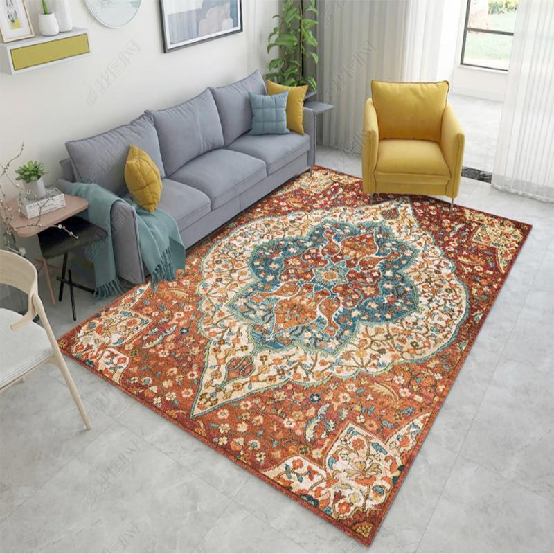 Nordic Ethnic Style Carpet Bedroom Sofa Tea Table Tatami Bohemian Home Living Room Carpet Floor Mat