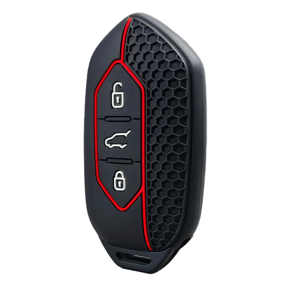 Silicone Car Key Cover For Togg T10X Turkey New Energy Vehicle Suv Car Key Decoration Protective Case Keychain Accessories