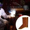 Professional Welding Foot Covers Heat Resistant Leather Welding Spats Welding Shoe Protectors For Industrial Work Use