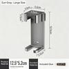 Multi Functional Wall Mount Hair Curling Iron Holder Adhesive Hair Straightener Storage Rack for Salon Vanity