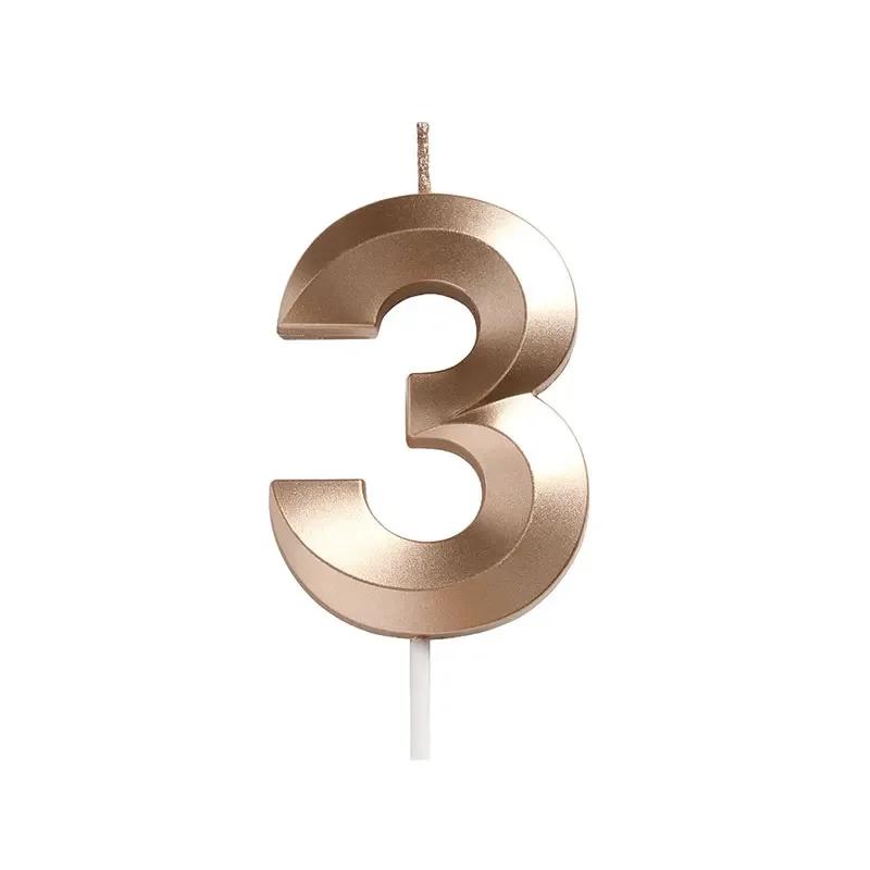 Birthday Wedding Anniversary Dessert Cake Decorating Supplies, 10pcs Birthday Number Candle Party Cake Decorating