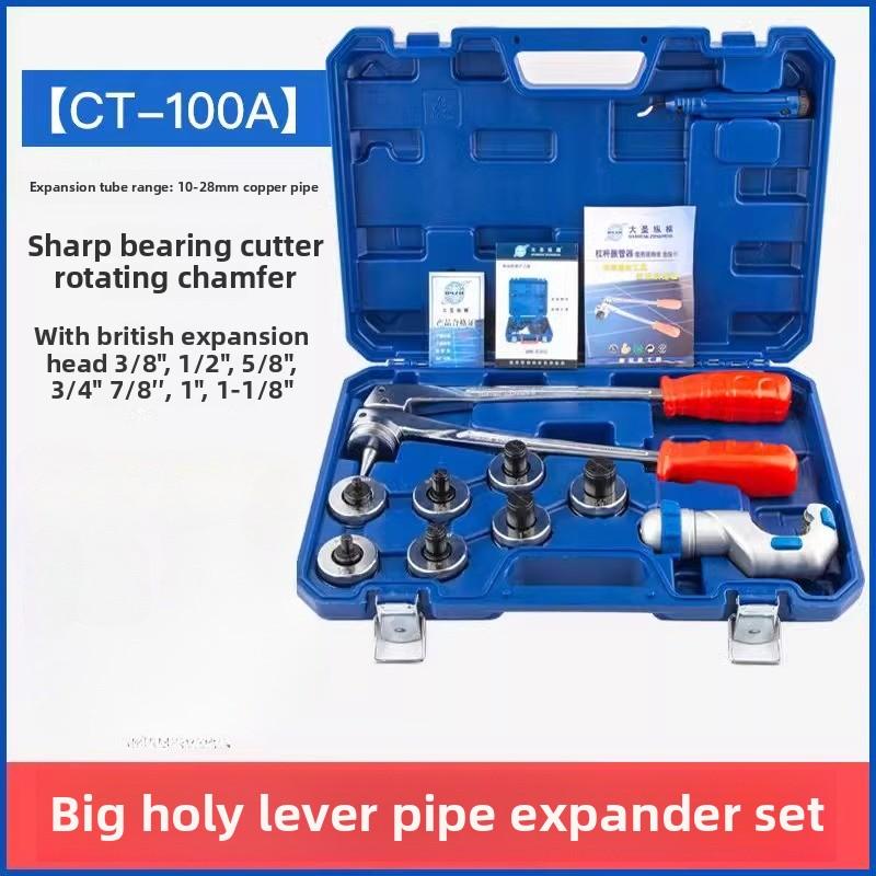 

Медная труба CT-100A/300AL Расширитель гидравлических труб для кондиционирования воздуха Медный кондиционер Ручной инструмент Расширение чашки для холодильного оборудования T