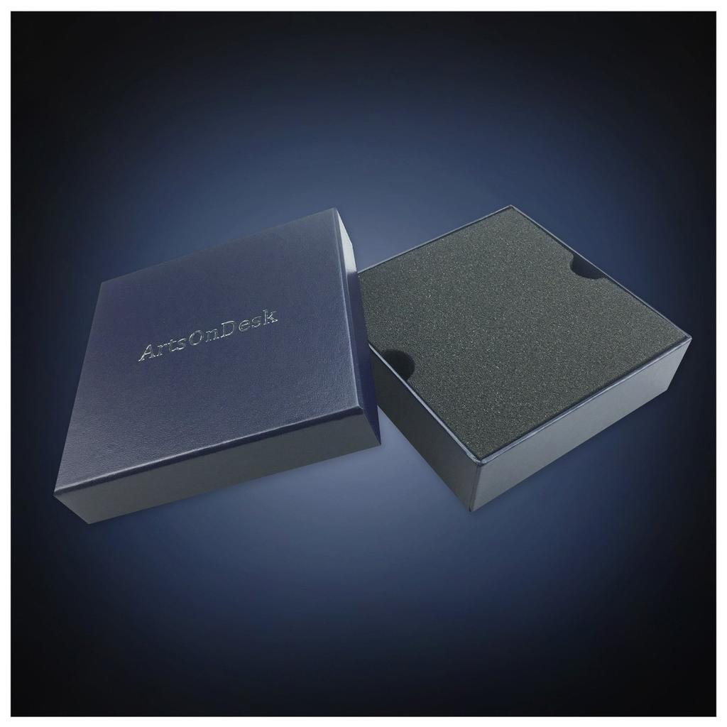 ArtsOnDesk Modern Art Note Dispenser a stainless steel sticky note dispenser with a satin A desk organizer and business Fits most sticky St209,