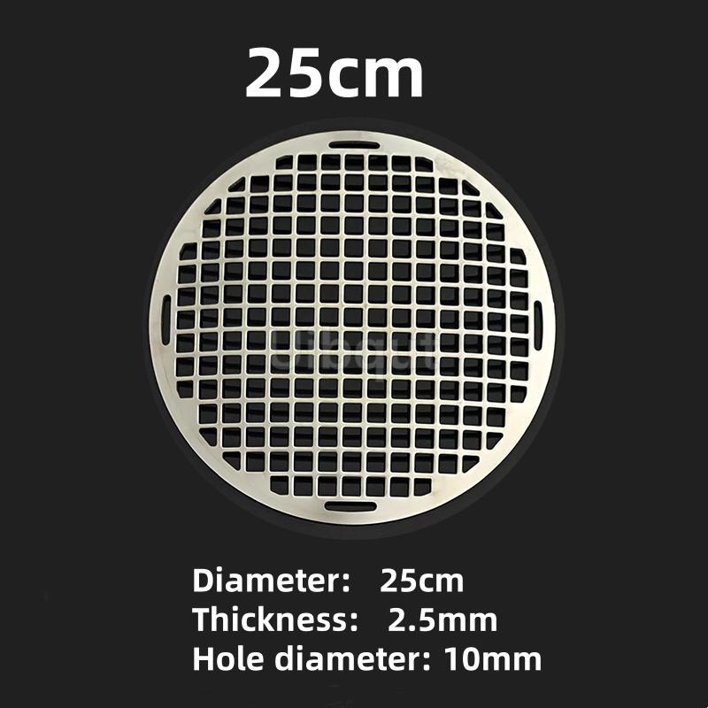 15 to 60cm smooth Barbecue Round Cooling Baking Rack 304 Stainless Steel Wire Oven Grill  Sheet Circular BBQ Net Baking Grill