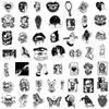 50PCS Gothic Stickers,Waterproof And Colorproof Stickers, Laptop, Water Bottle, Phone Case.Very Individual