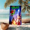 Christmas Gift Oscar Comedy Movie How the Grinch Stole Christmas soft beach towel outdoor camping vacation swinging beach scarf decorative blanket B19