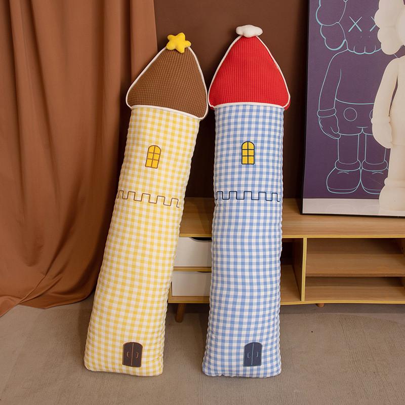 Cute Cartoon Girl Sleep Leg Support Pillow With Removable Cover For Bedside Comfort