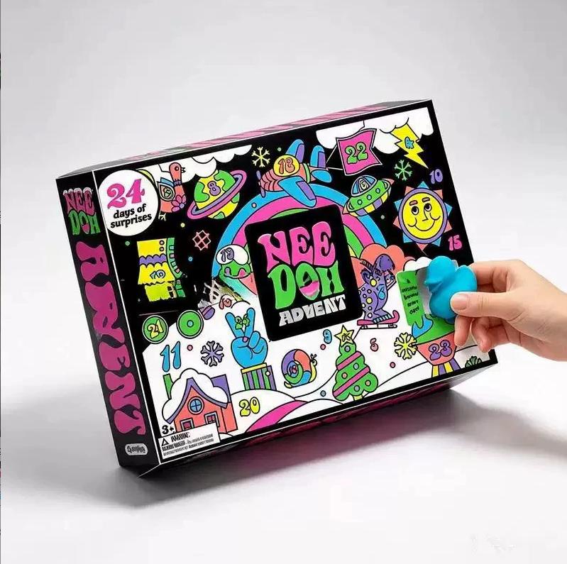 NeeDoh Christmas Advent Calendar Gift Box