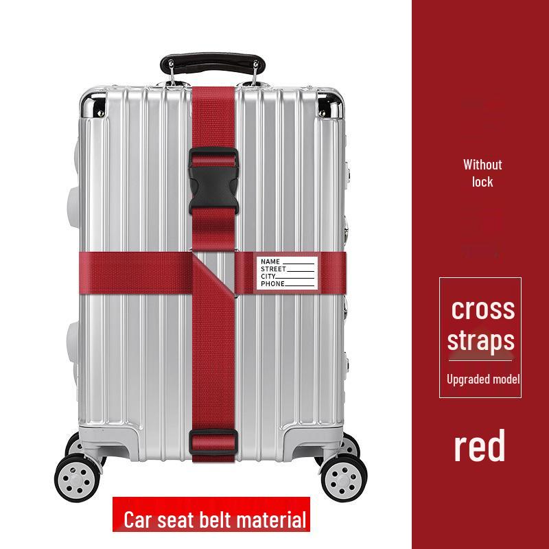 Cross Strap Suitcase Stabilizer: Secure Adjustable Travel Luggage Reinforcement
