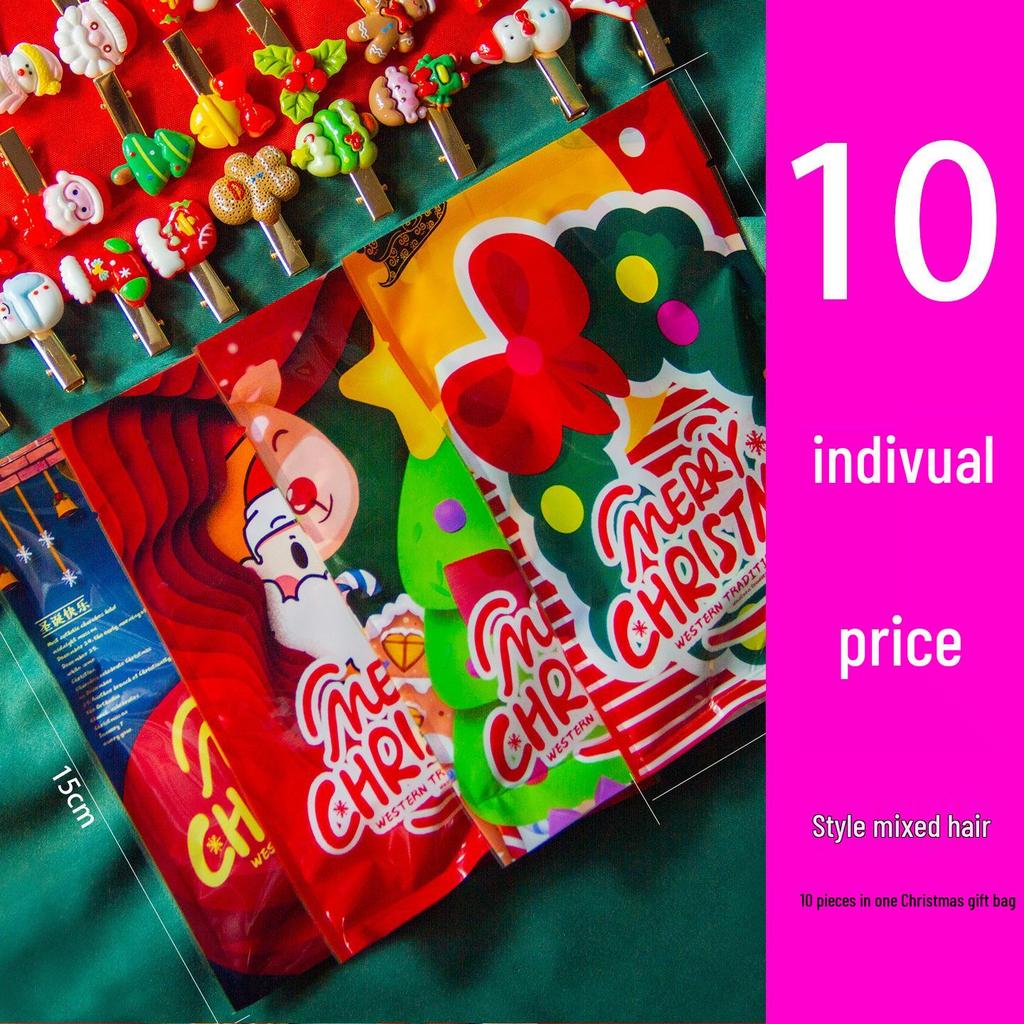 Festive Hair Clips: New Year, Christmas, Mid-Autumn, National Day Gifts for Kindergarten Activities & Whole Class Blind Bags