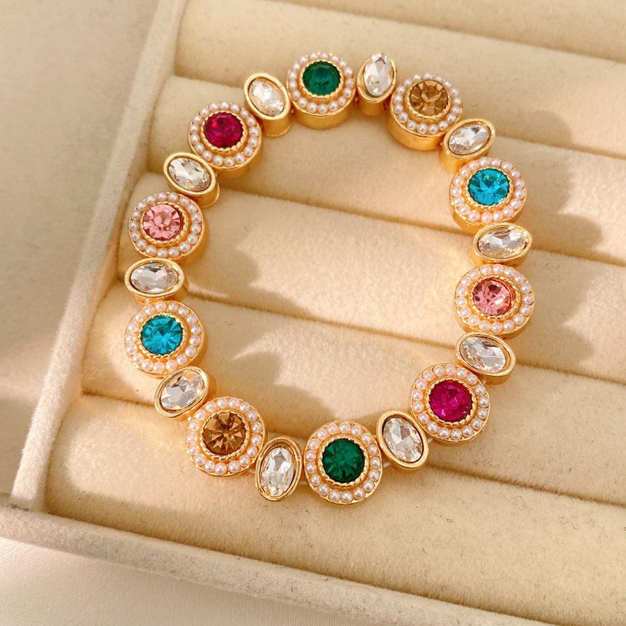 

Vintage Bead Round Light Luxury Niche High-end Bracelet bracelet