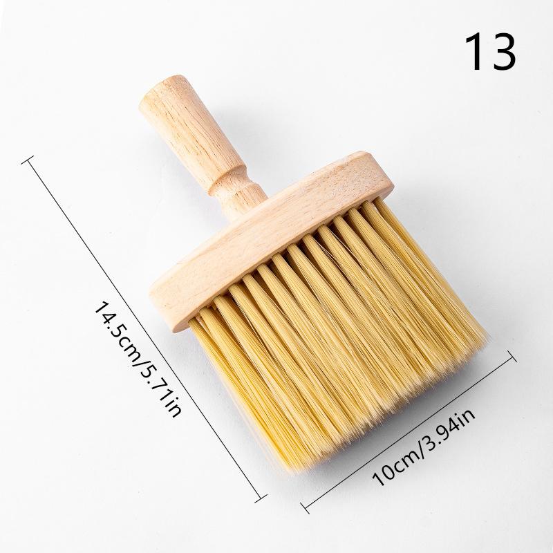 Coffee Brush Grinder Cleaning Tool Bar Counter Powder Home Coffee Brush Remove Coffee Residue Wooden Handle Espresso Brush