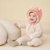 Thick Baby Hooded Hat Soft Woolen Beanie Fashion Infant Winter Hat