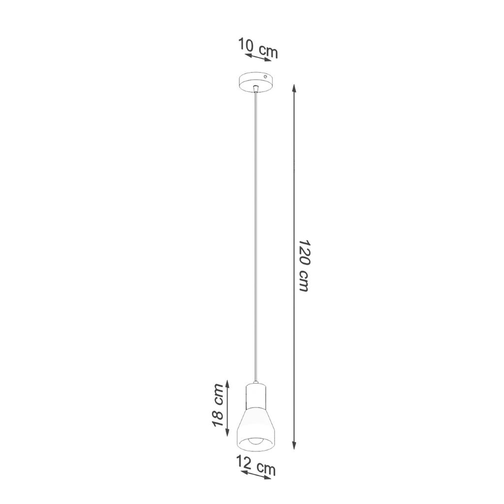 Qubic hanging lamp black
