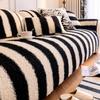 Lamb Wool Sofa Cushion, Anti-Skid In Autumn And Winter, High-Grade Plush Seat Cushion, Universal In All Seasons  New Cover Cover Cover