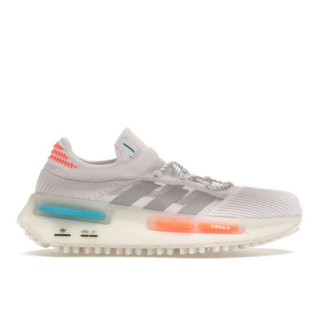 Adidas NMD_S1 Bílá Oranžová Teal Unisex Tenisky Cloud-White Mgh-Solid-Grey Off-White FZ5707