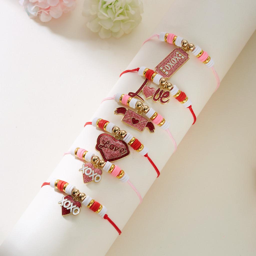 Handcrafted Star Heart Pattern Bracelet For Women Gift Weddings Summer Style