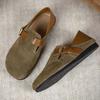Scarpe Boken scarpe da donna Nuove per Primavera e Autunno Scarpe Le Fu Calcio con un piede Punta tonda Versatili Scarpa singola Boken Scarpe piatte tipo mocassino