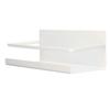 2Pcs Magnetic Spice Rack Space Saving Iron Fridge Shelf with 4 Removable Hooks for Spices Bottle Olive Oil Storage
