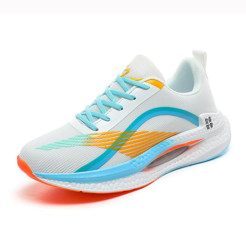 Middle distance running shoes Men's shoes Junior ultralight sneakers arch foot air cushion shoes Students outdoor sneakers men