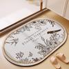 Diatomaceous Earth Non-Slip Bathroom Mat – Water Absorbent & Quick-Drying