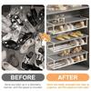 Extendable 15.7-27.6 In Shoe Rack Retractable Adjustable Shoe Storage Heavy Duty Multifunctional Under Cabinet Shelf Cupboard