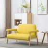 Day and Night - Day and Night 2 Seater Yellow Fabric Sofa
