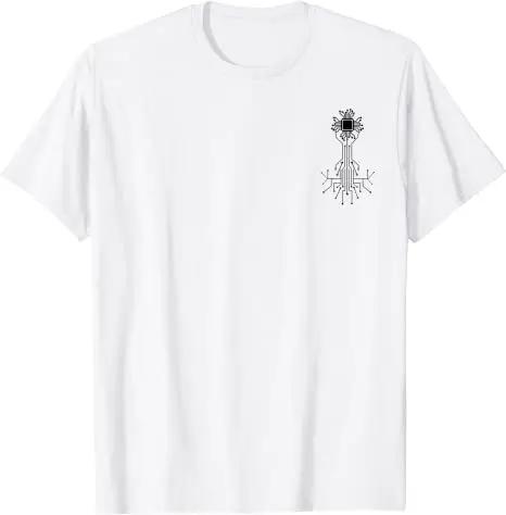 Electrical Electronic Engineer Circuit Graphic Tee Top Anatomical Heart CPU Processor Computer Programmer PCB Board  TShirt