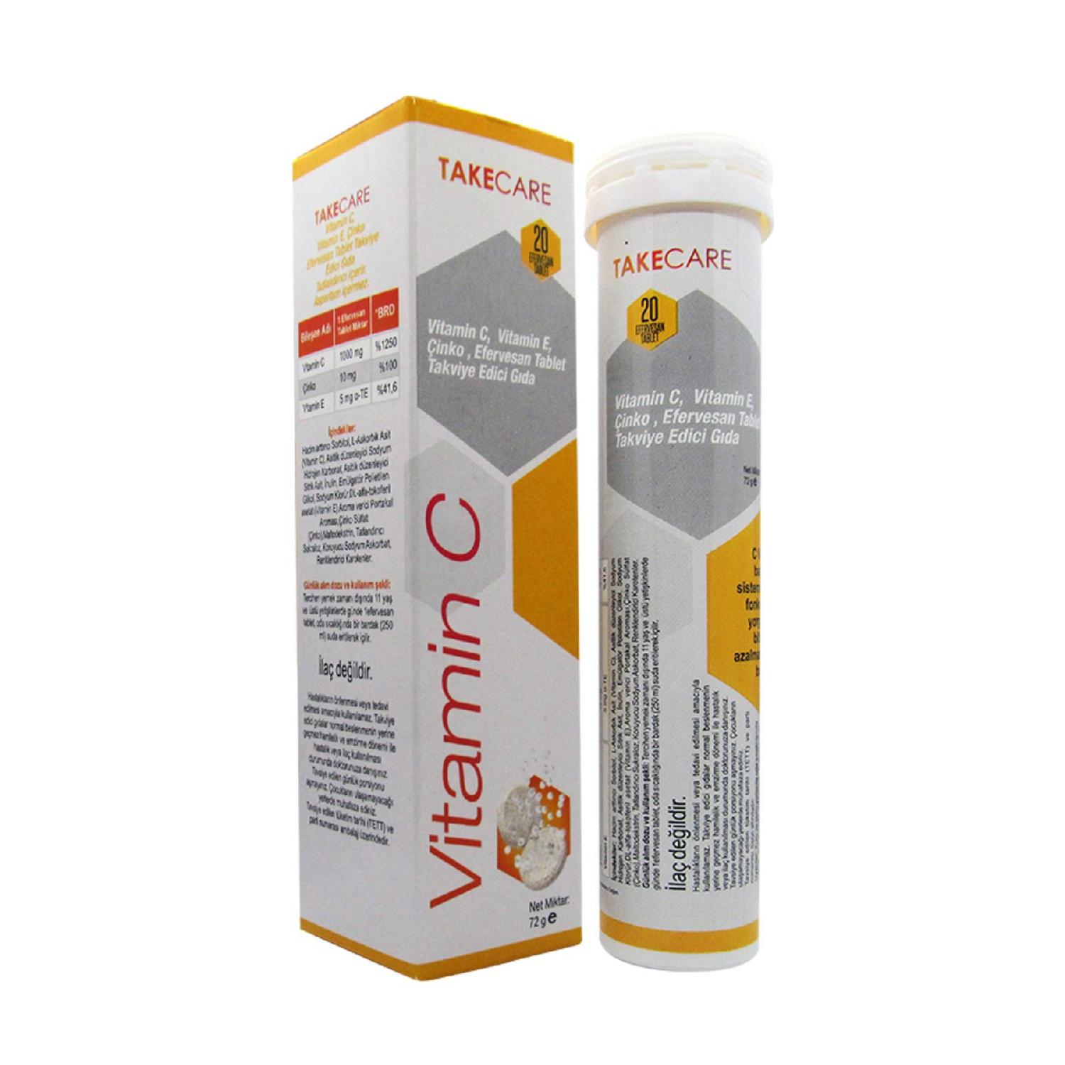 

Vitamin C 1000mg-zinko And Vitamin 20 Effervescent Tablet