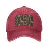 Kizomba Samakaka Ankara African Pattern Wax Washed Denim Cap Casual Baseball Caps Adjustable Hat Summer Unisex Baseball Hats