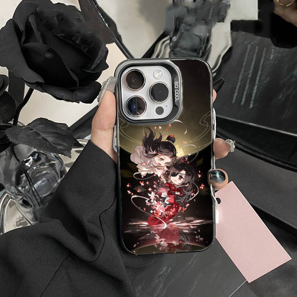Grandmaster U-Demonic Cultivation Phone Case For iPhone17, 16,15,14,13,12 Pro Max Black Candy Matte Shockproof Cover
