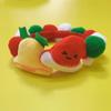 2pcs Soft Christmas Cat Collar Adjustable Dog Bib Decorative Chain Pet Ball Collar  Party