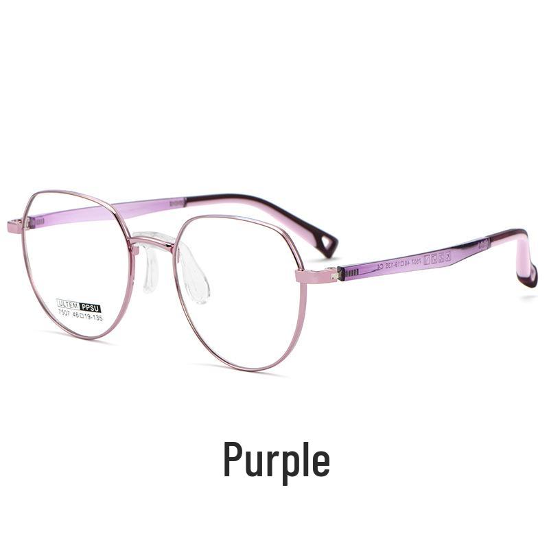 

Danyang 7507S Ретро Полигональная Оправа для Очков для Девочек - Сверхлегкая и Готовая для Рецептурных Линз