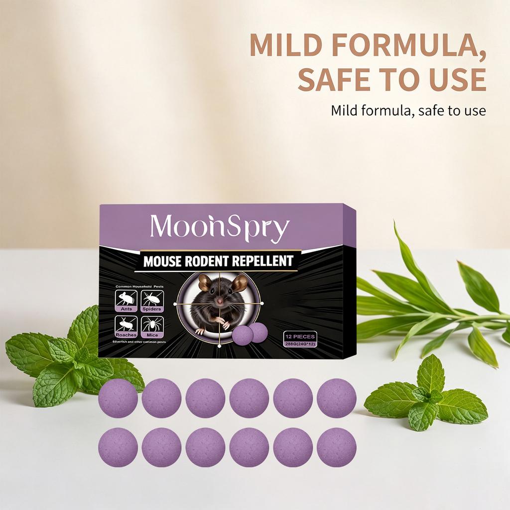 Mouse Repellent Pellets Multi-Scene Use Individually Wrapped Home Convenient Rat Deterrent Natural Formula Long-Lasting